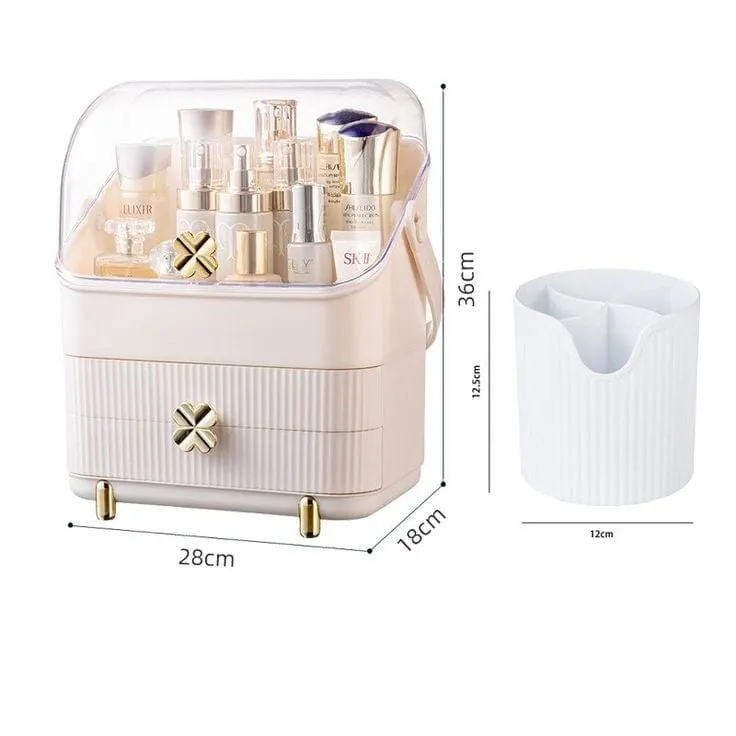 Portable Dustproof Makeup Organizer