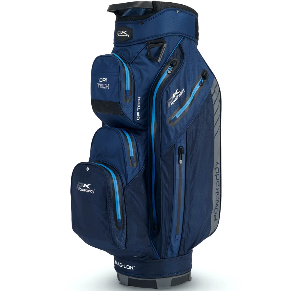 PowaKaddy Dri Tech Waterproof Cart Bag - Navy/Gun Metal