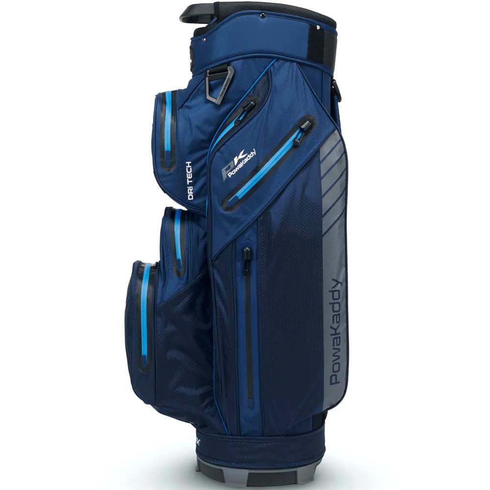 PowaKaddy Dri Tech Waterproof Cart Bag - Navy/Gun Metal