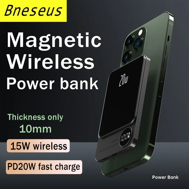 Powerbank Magnetic Wireless Fast Charger For iPhone 12 13 14 Pro Max