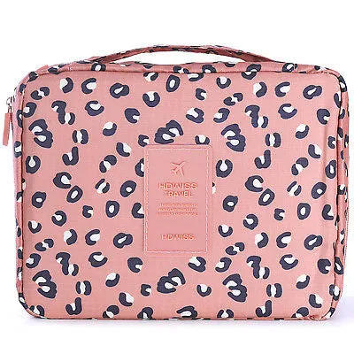 "Iconic beauty" Compact Makeup toiletry travel organizer Bag