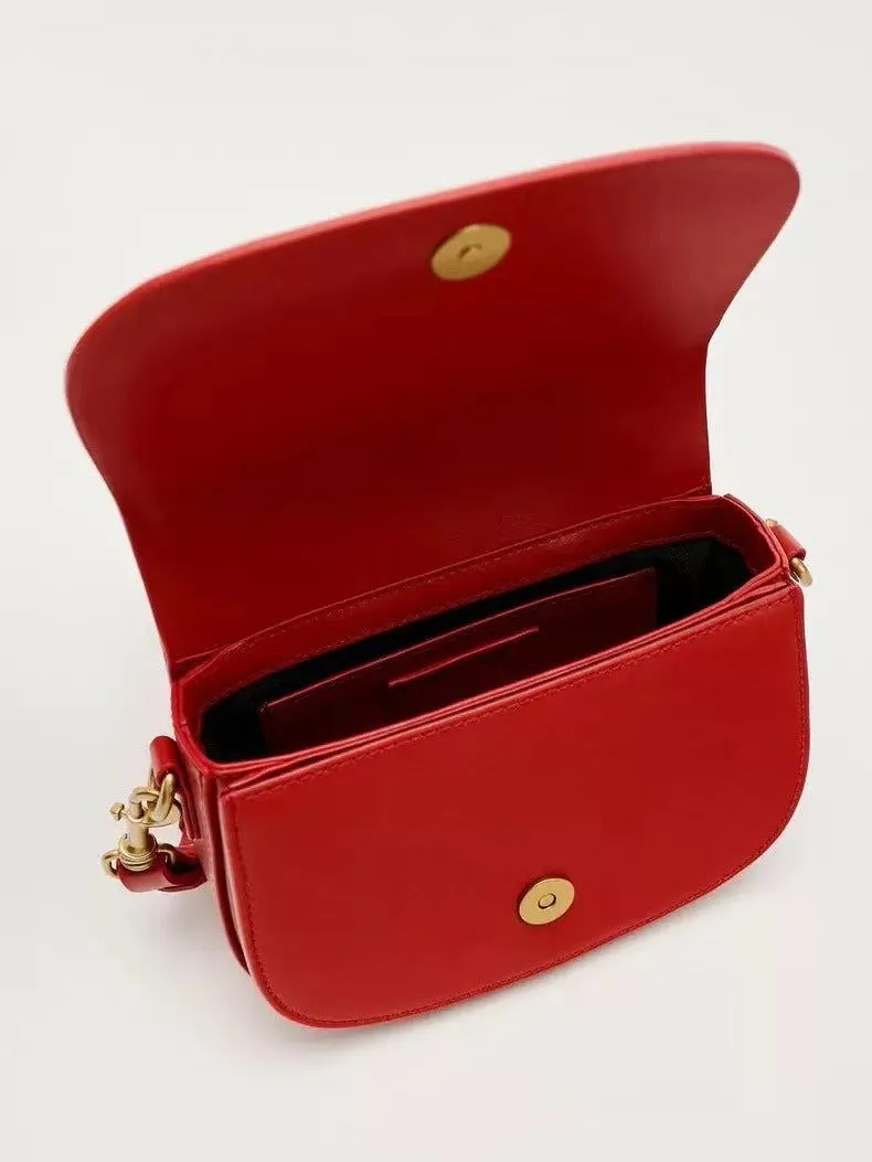 Red Mini Crossbody Bag