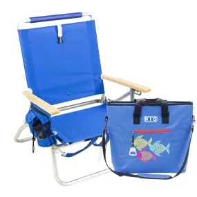 RIO | Easy In-Easy Out Backpack Removable Tote Bag Chair - Blue