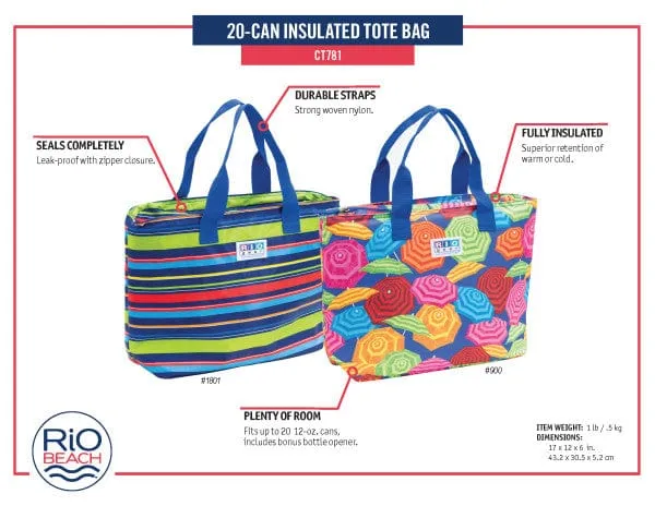 RIO Gear | Insulated Tote Bag - Stripe