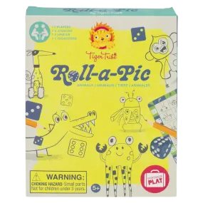 Roll A Pic: Animals - Kids Drawing Game