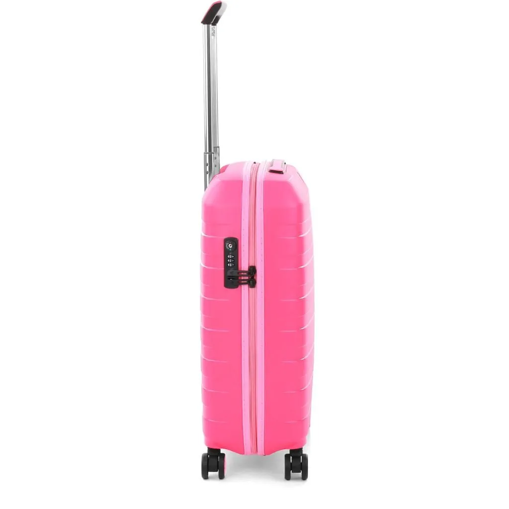 Roncato Box Young Carry On 55cm Hardsided Spinner Suitcase Pink