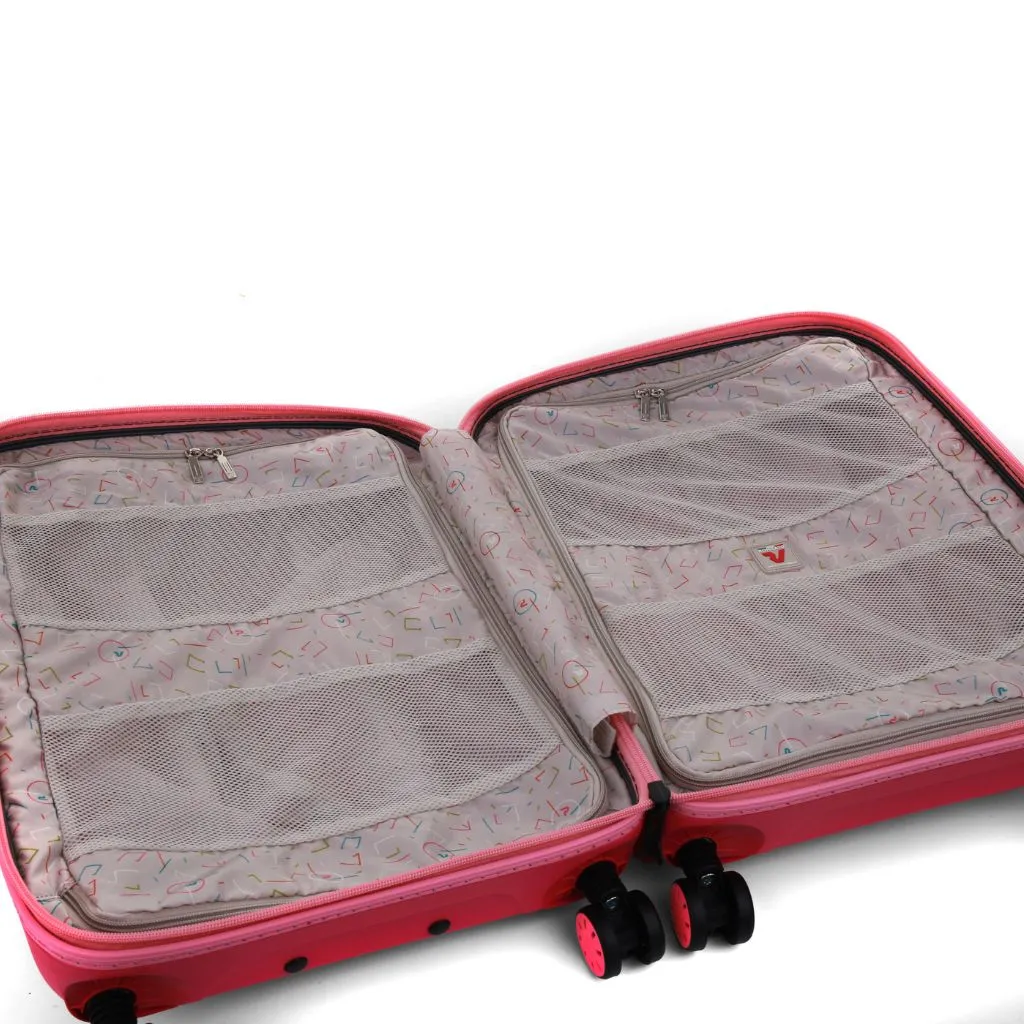 Roncato Box Young Carry On 55cm Hardsided Spinner Suitcase Pink