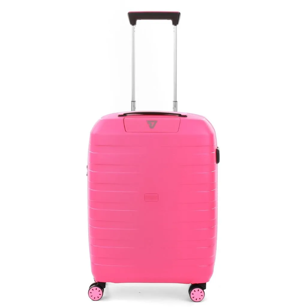 Roncato Box Young Carry On 55cm Hardsided Spinner Suitcase Pink