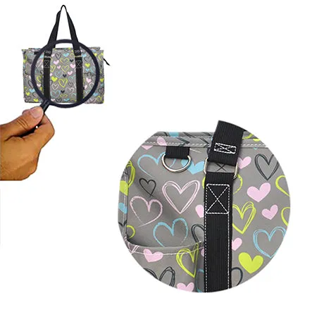 !SALE! Sweet Hearts NGIL Zippered Caddy Organizer Tote Bag