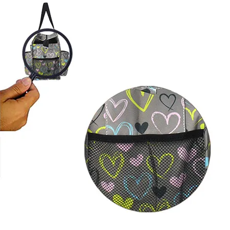 !SALE! Sweet Hearts NGIL Zippered Caddy Organizer Tote Bag