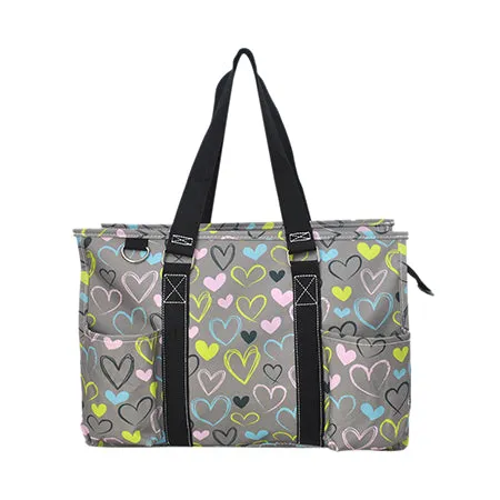 !SALE! Sweet Hearts NGIL Zippered Caddy Organizer Tote Bag