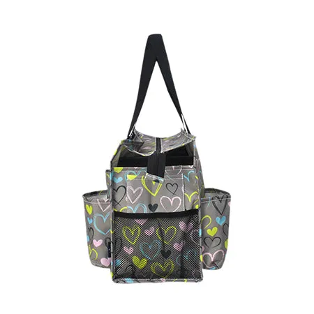 !SALE! Sweet Hearts NGIL Zippered Caddy Organizer Tote Bag