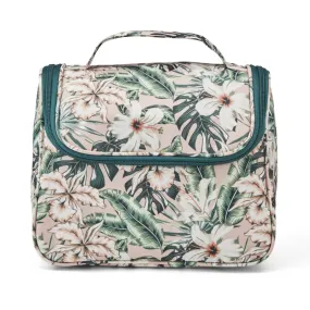 Scunci Floral Front Zip Cosmetic Bag