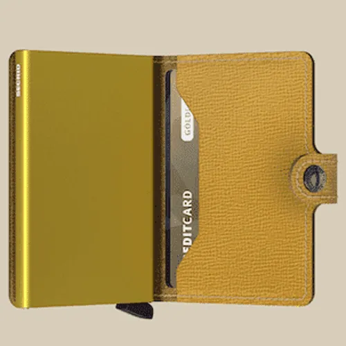 Secrid Miniwallet CRISPLE Ochre