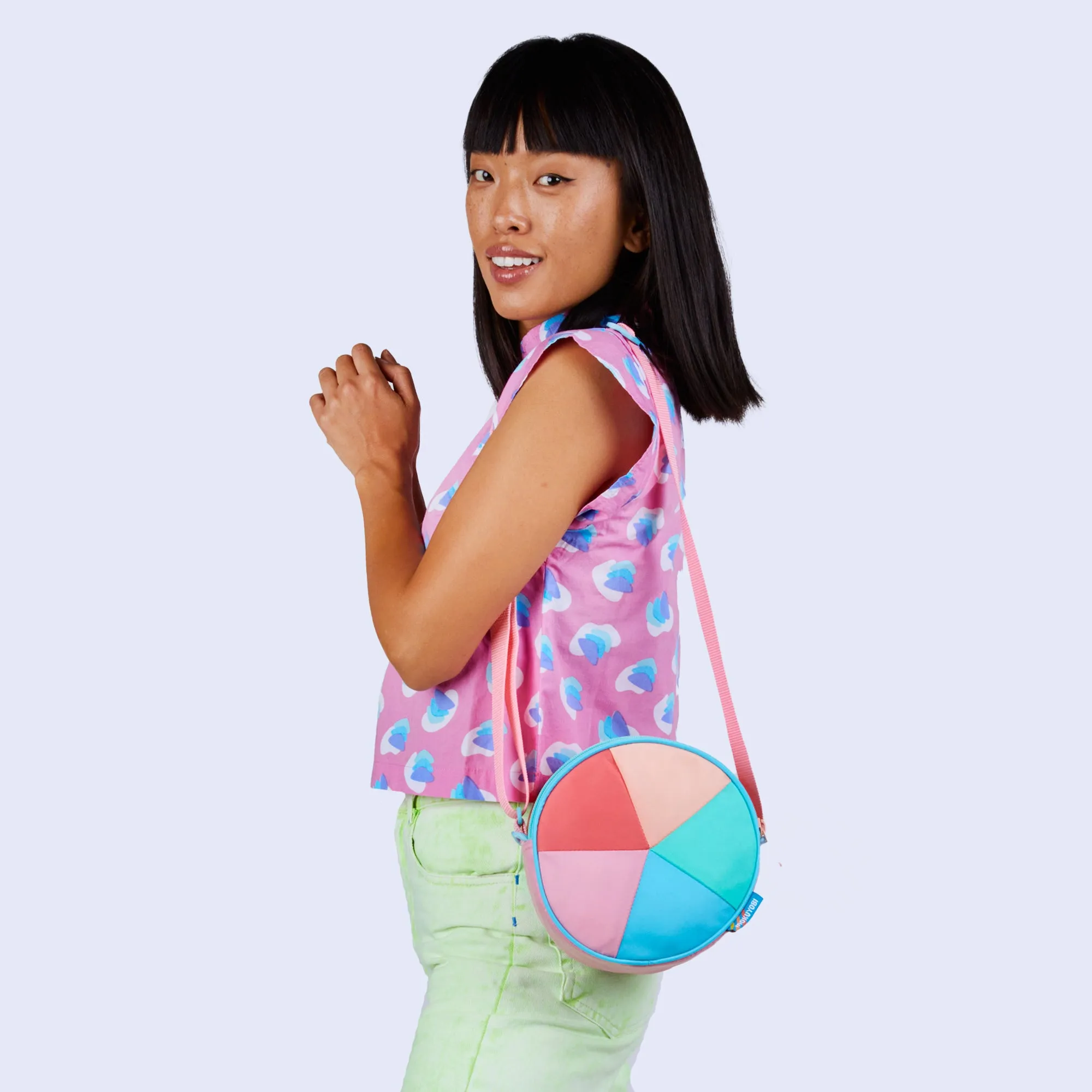 Sherbet Spiral Circle Purse