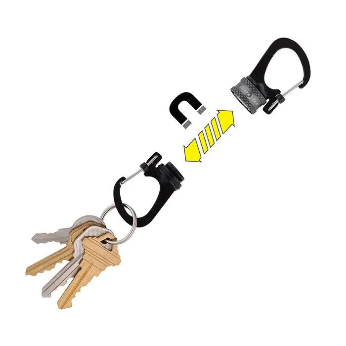 Slidelock® 360º Magnetic Locking Dual Carabiner