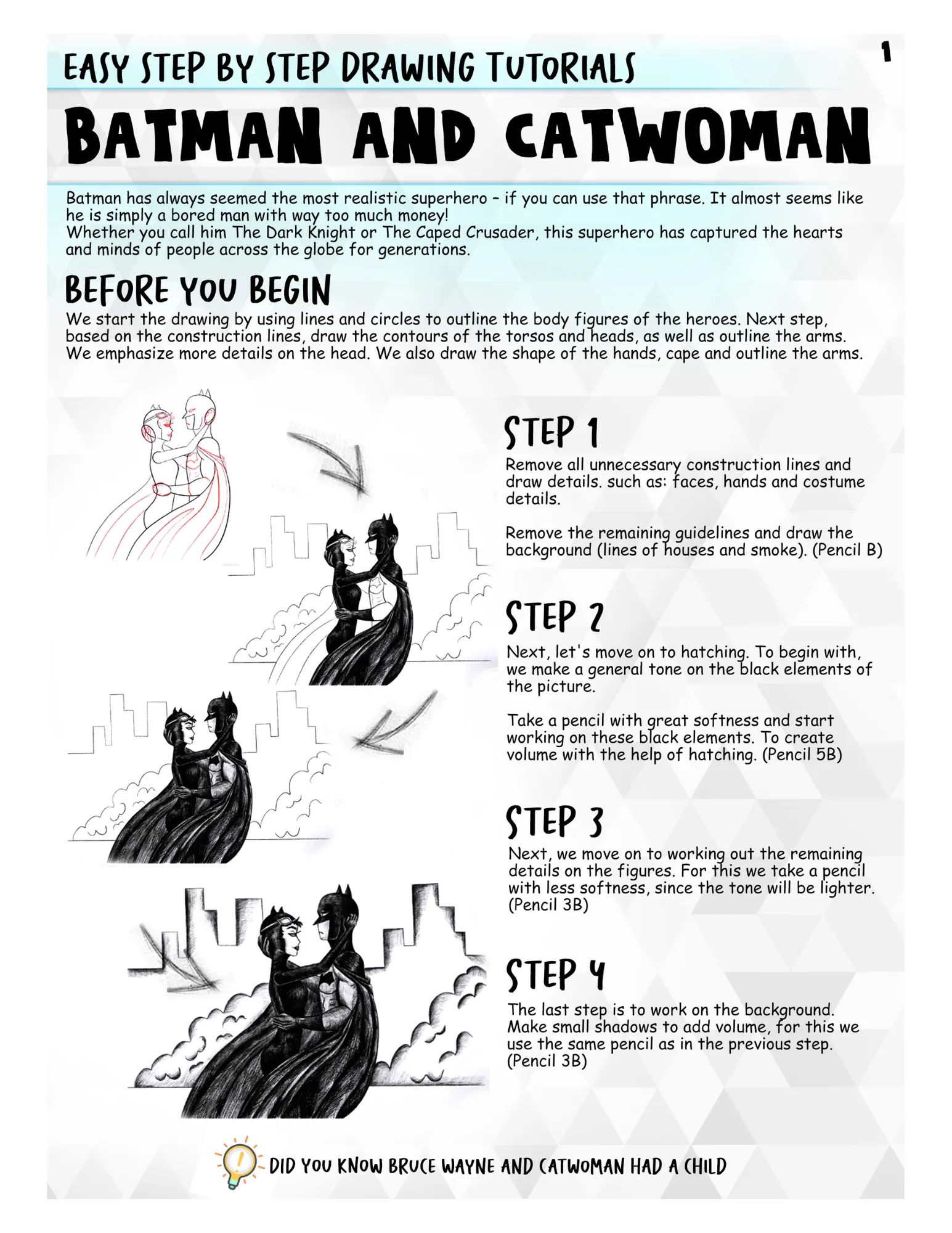 Step-by-Step Drawing Tutorials: Learn to Draw Your Favorite Characters