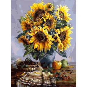 Sunflower DIY Full Drill Rhinestone Diamond Painting craft Home