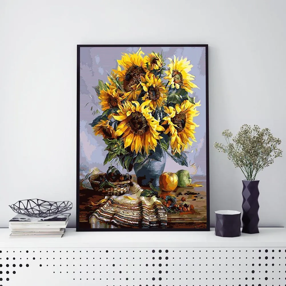 Sunflower DIY Full Drill Rhinestone Diamond Painting craft Home