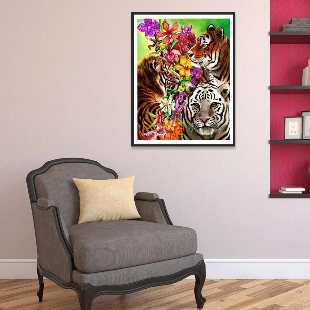 Tiger DIY Full Drill Diamond Painting