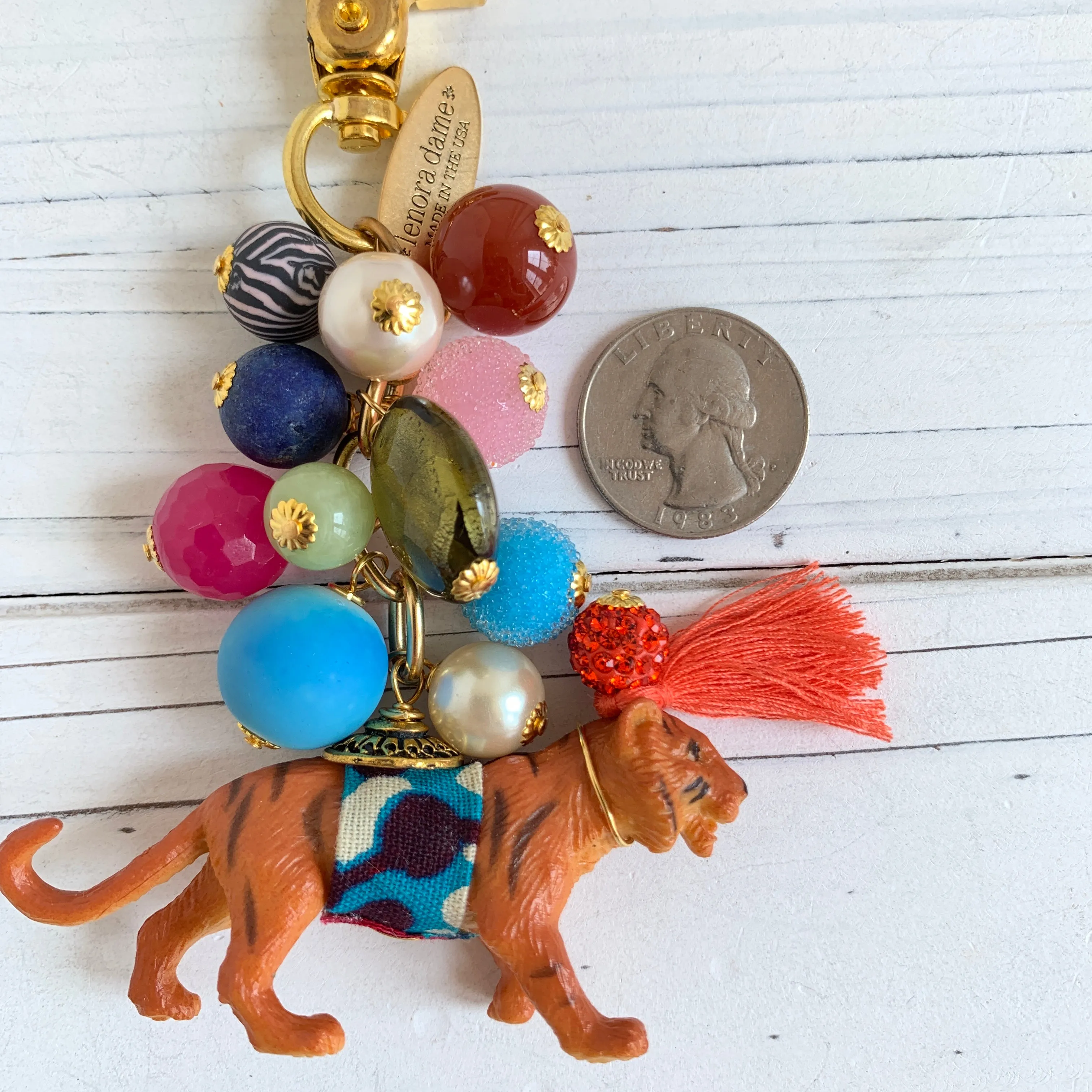 Tiger Purse Charm