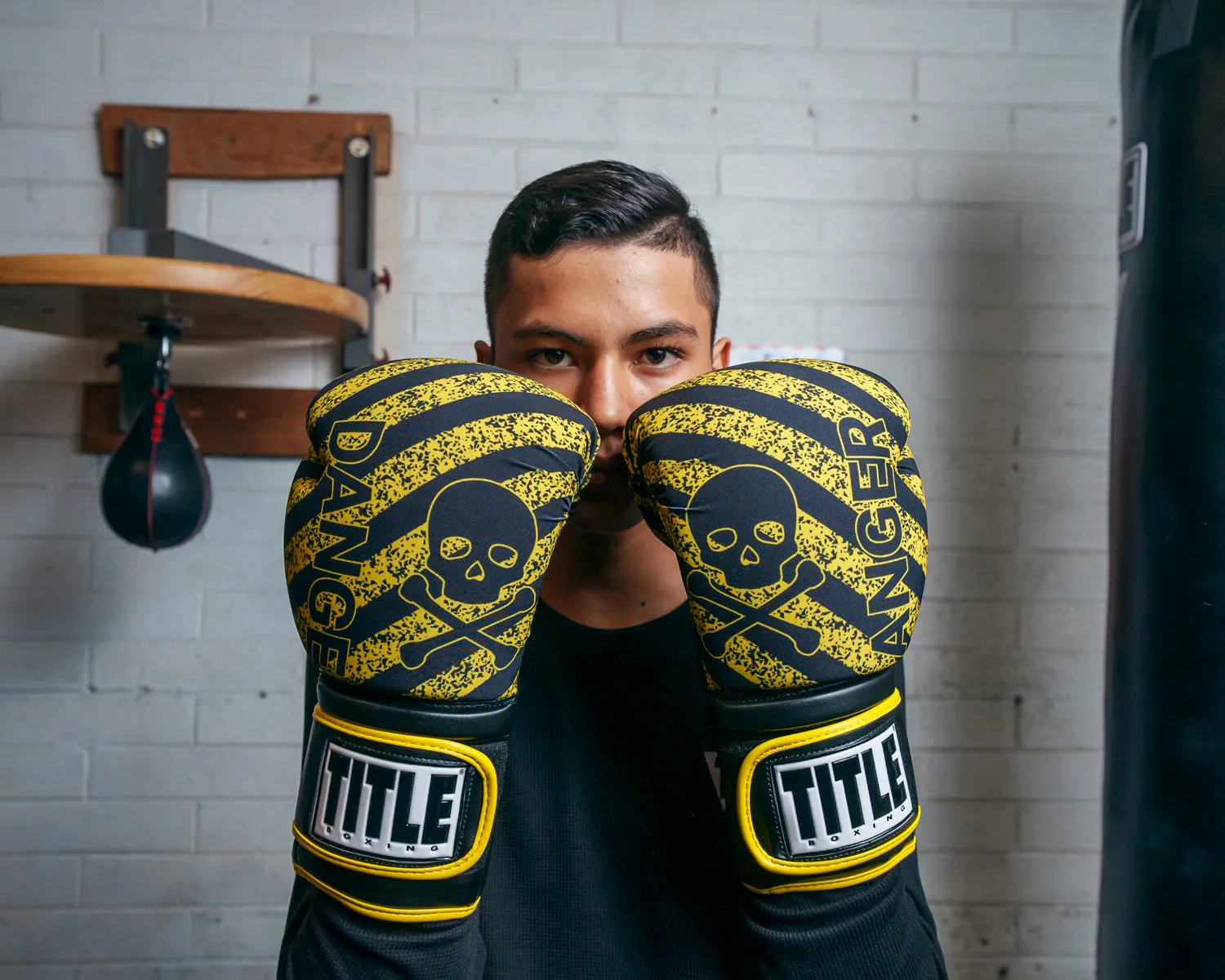 TITLE Boxing Infused Foam Danger Bag Gloves