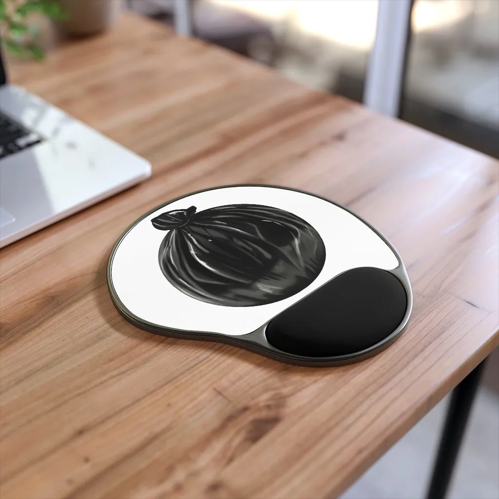 Trash Bag Mouse Pad With Wrist Rest