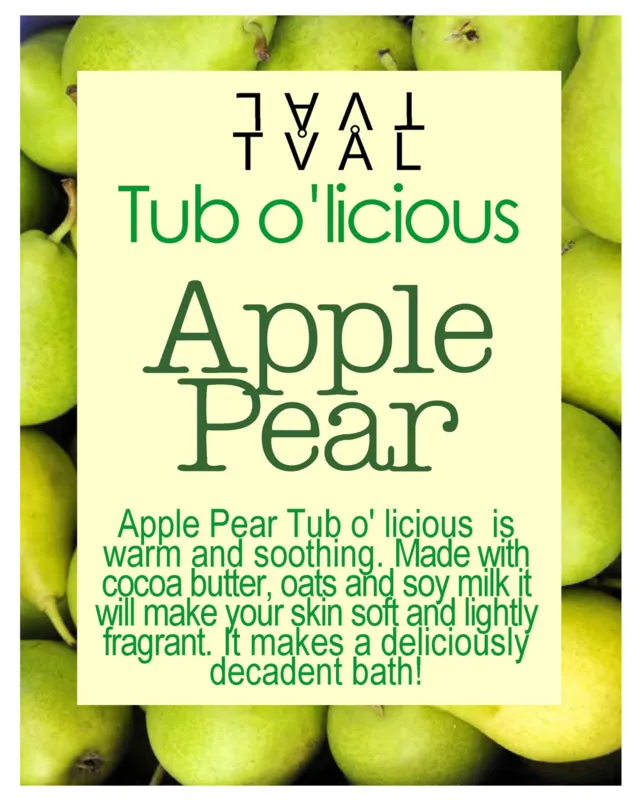 Tub o'licious - Apple Pear