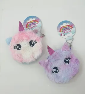 Unicorn Fluffy coin Purse