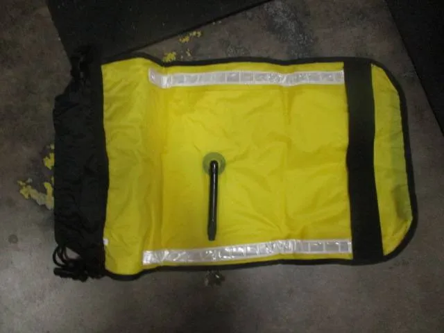 Used NRS Inflatable Yellow DRY BAG