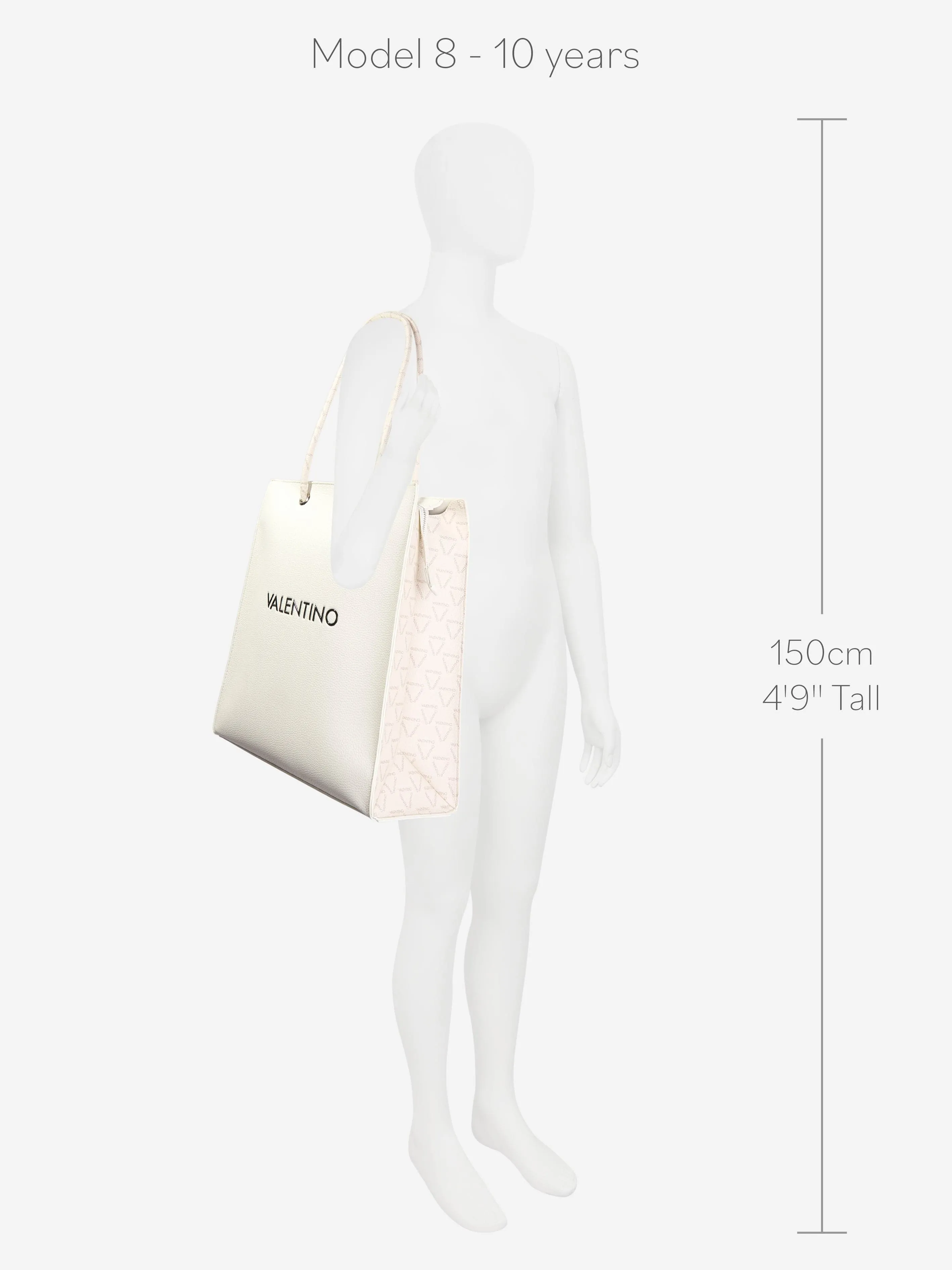 Valentino Girls Jelly Tote Bag in Ivory