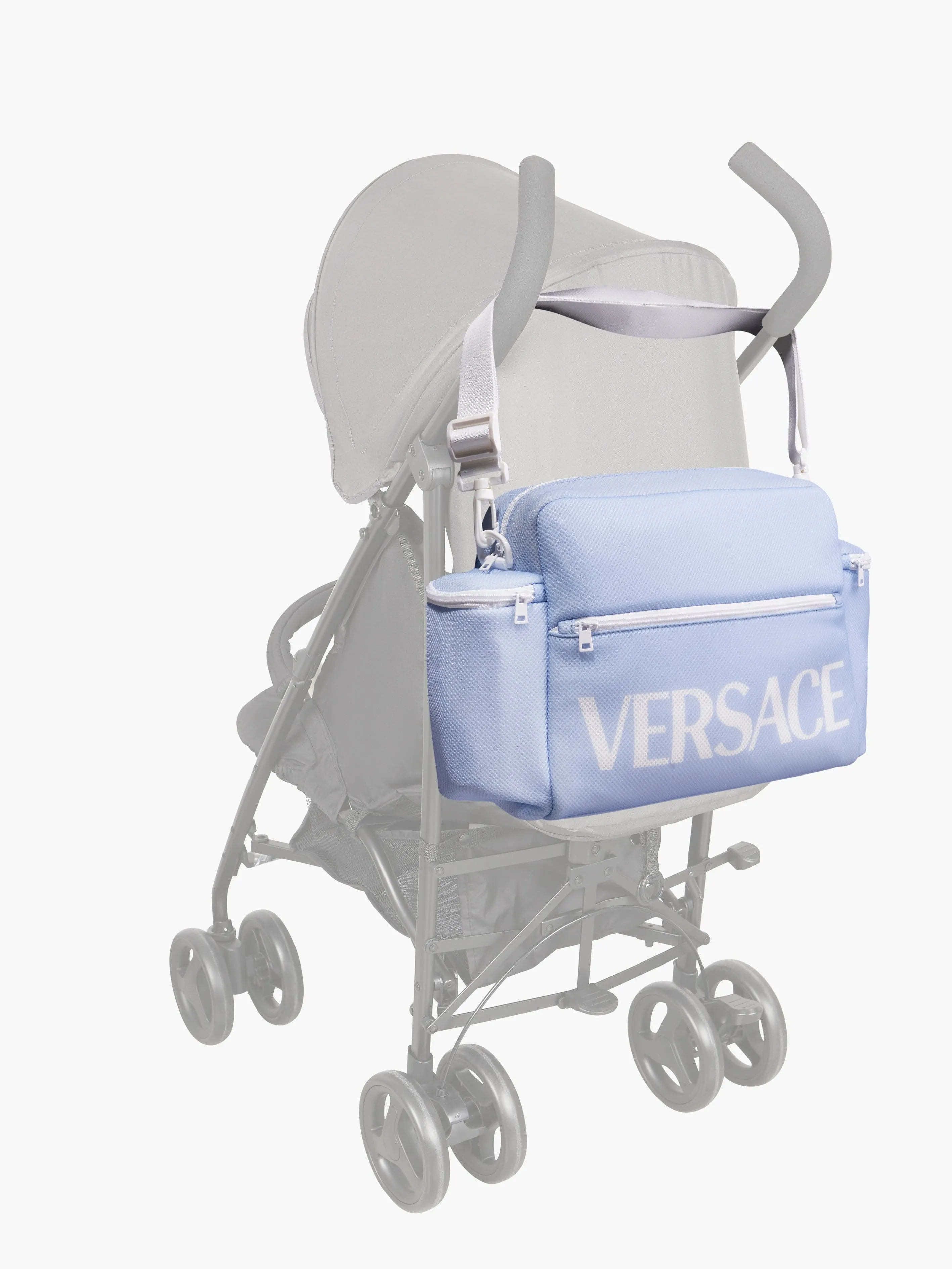 Versace Baby Boys Logo Changing Bag in Blue