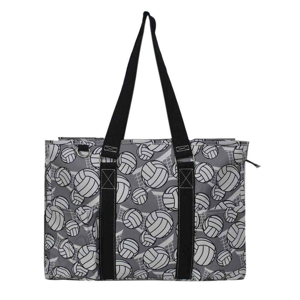 Volleyball Court NGIL Zippered Caddy Large Organizer Tote Bag