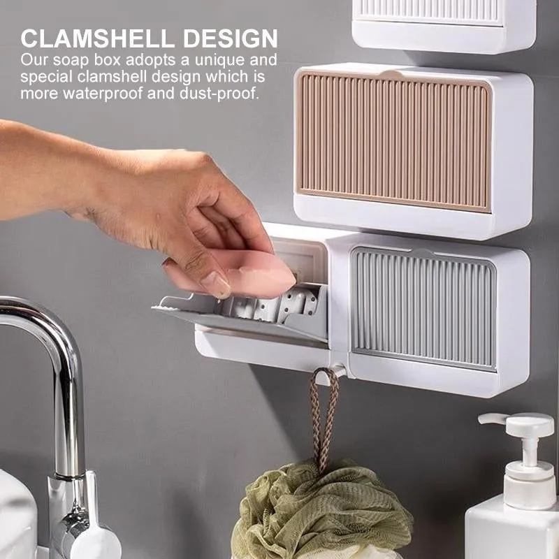 WALL-MOUNTED SOAP HOLDER