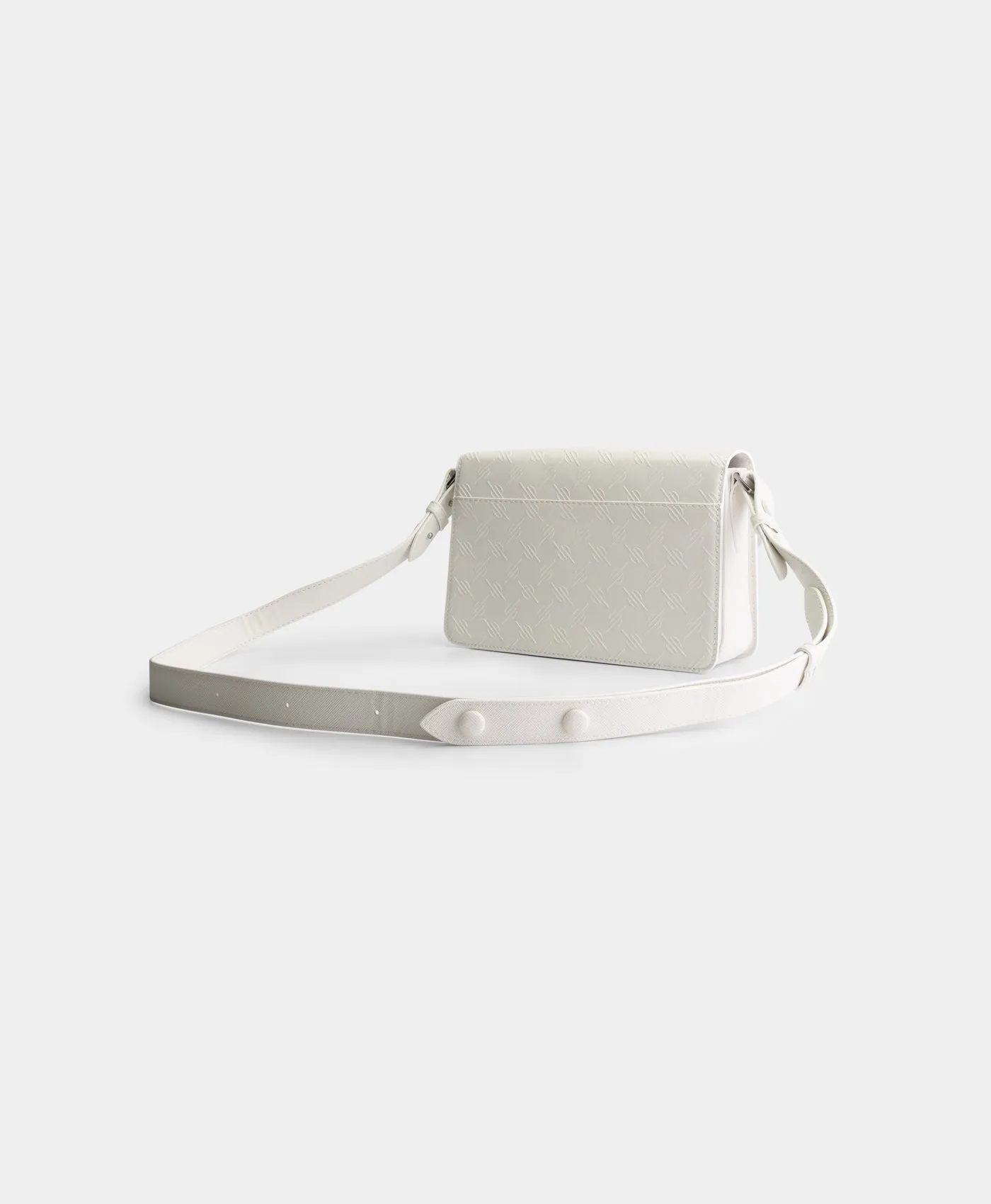 White Meru Monogram Bag