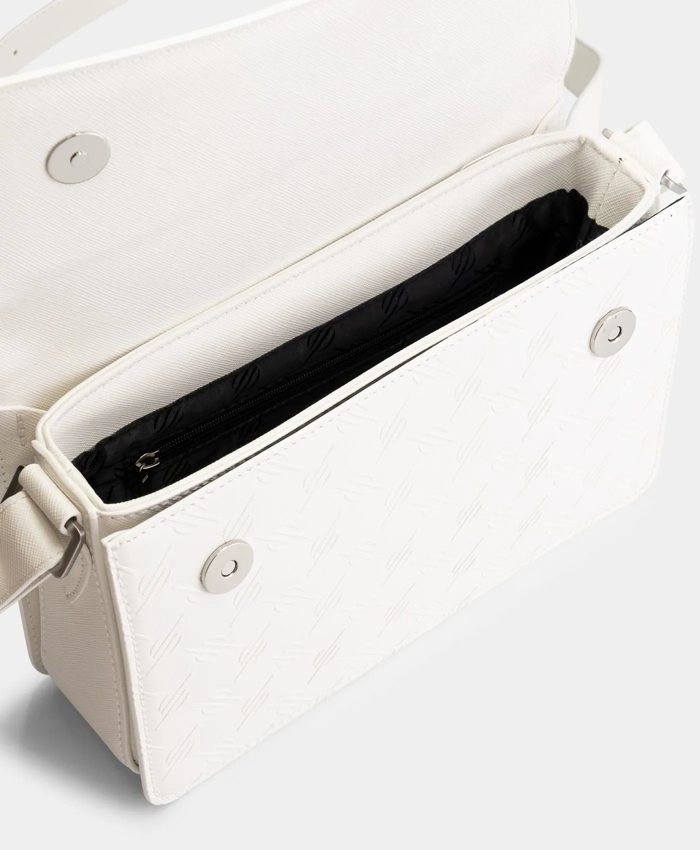 White Meru Monogram Bag