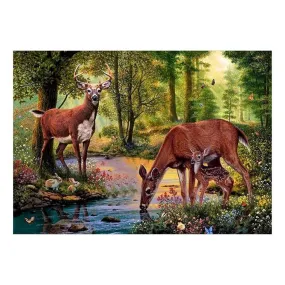 Wild Deer  Partial Round Drill  5D DIY  Diamond Painting